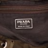 Prada   backpack  in khaki canvas  and khaki leather - Detail D2 thumbnail