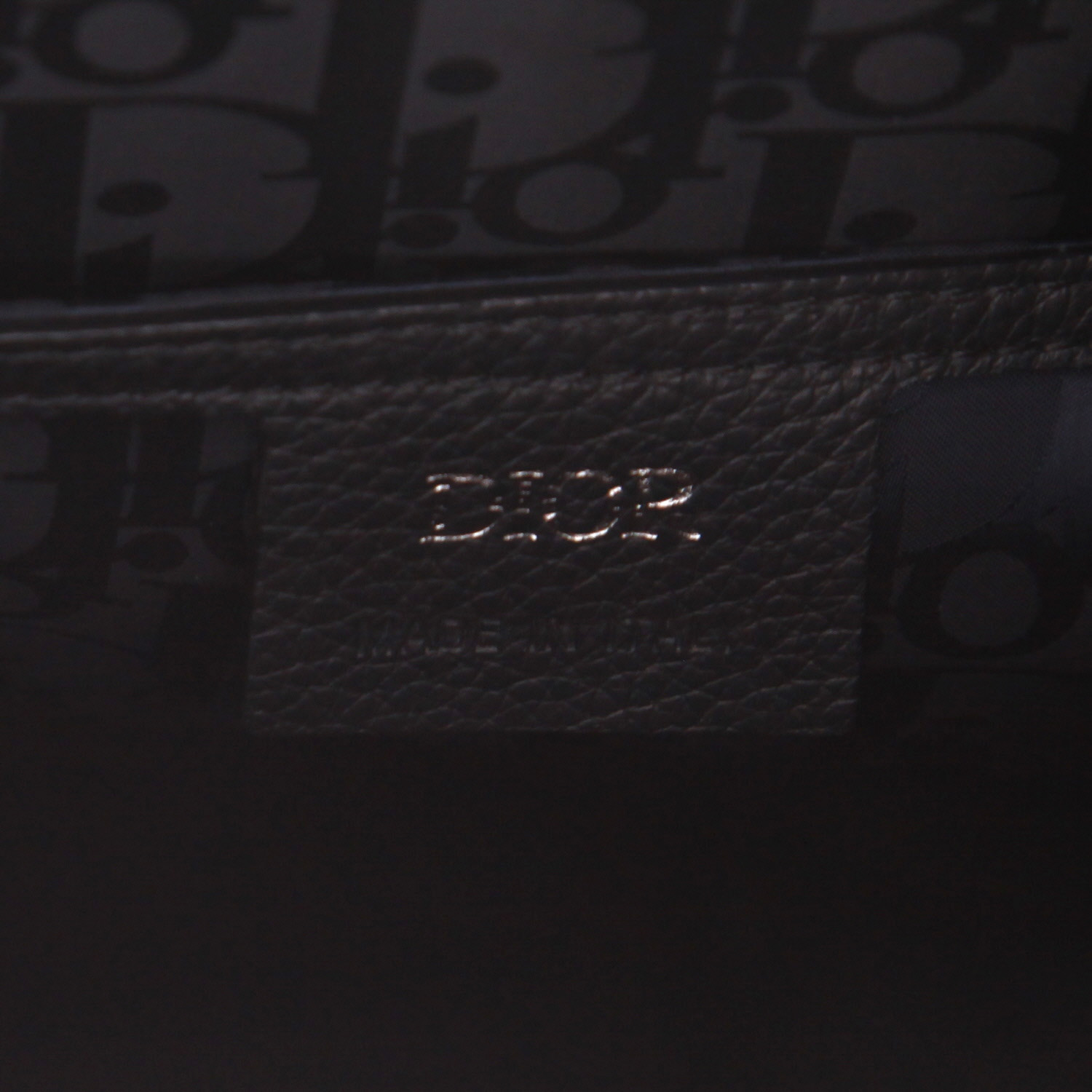 Borsa Dior   in pelle nera - Detail D2