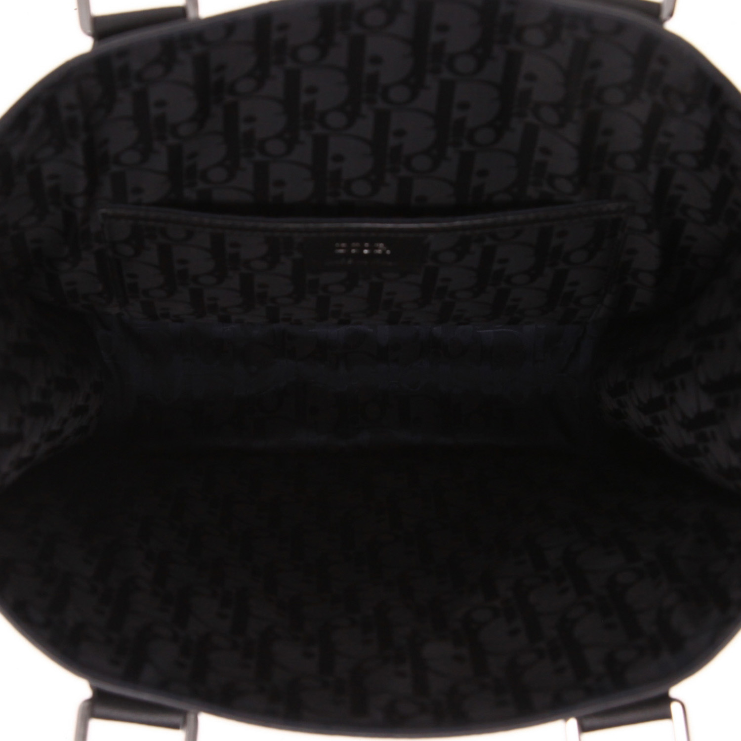 Sac à main Dior   en cuir noir - Detail D3