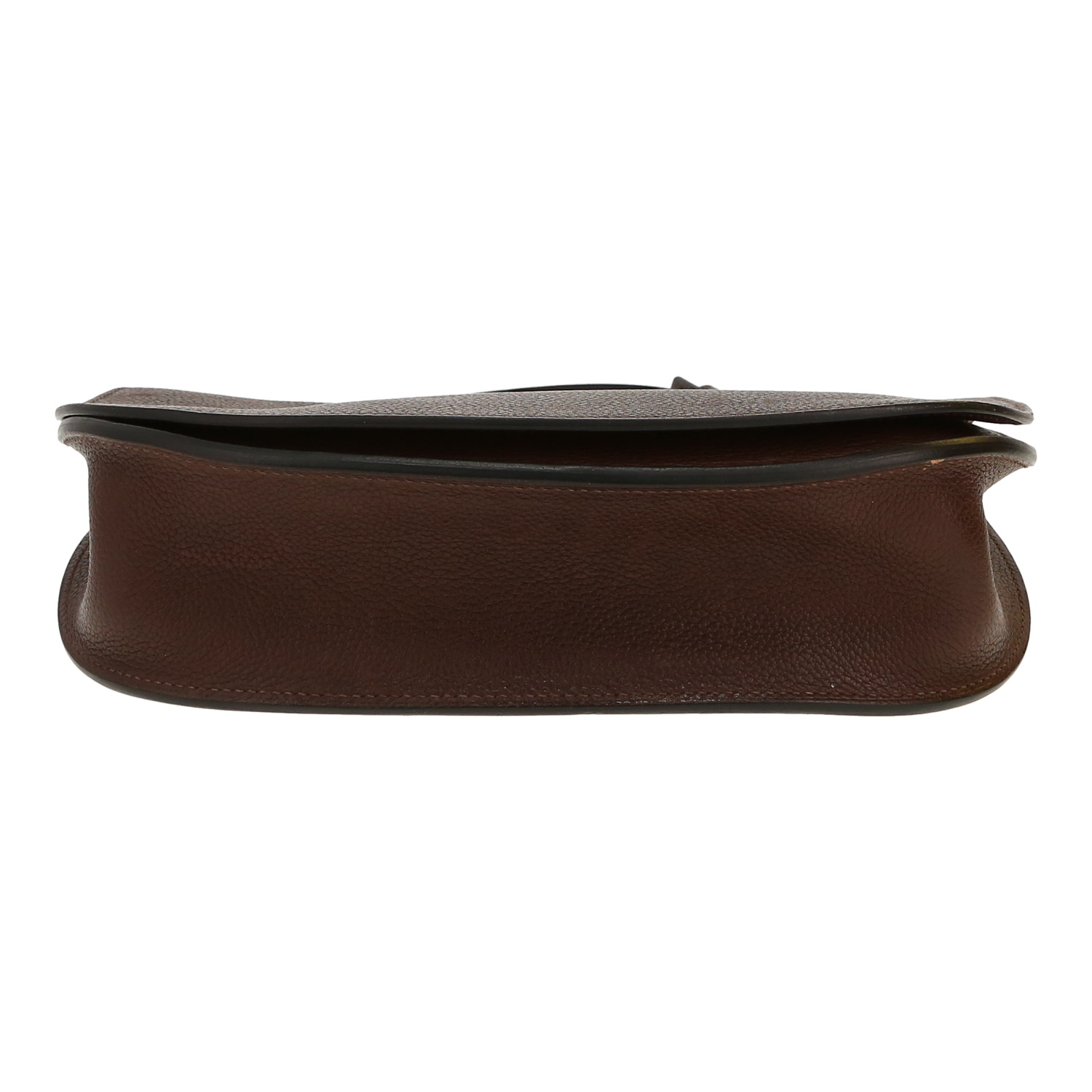 Hermès   shoulder bag  in brown Barenia Faubourg - Detail D1