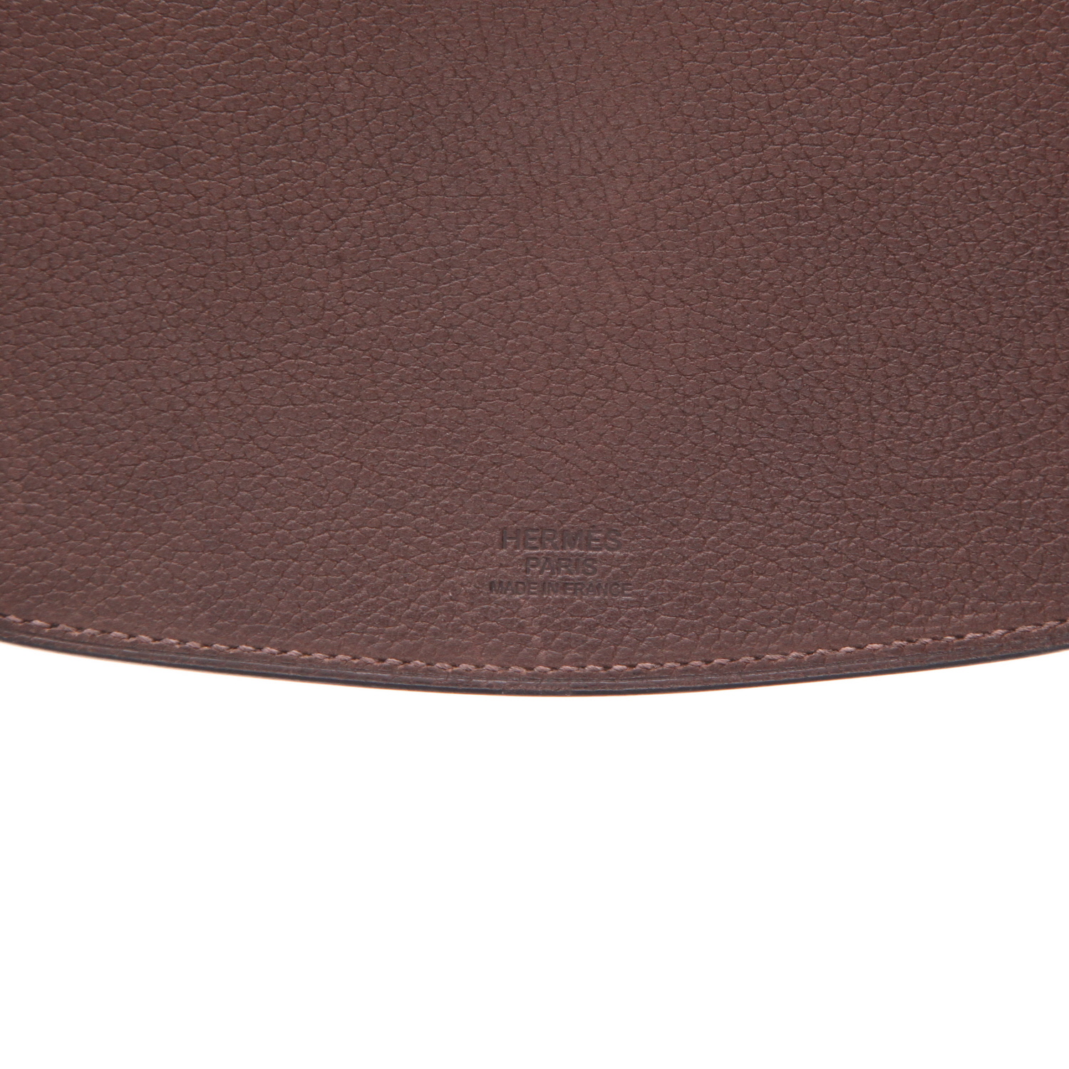 Hermès   shoulder bag  in brown Barenia Faubourg - Detail D2