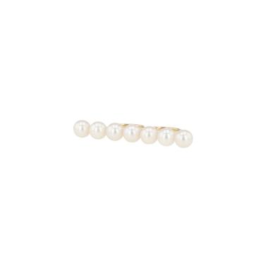Anello Tasaki Balance Signature in oro giallo e perle coltivata Akoya