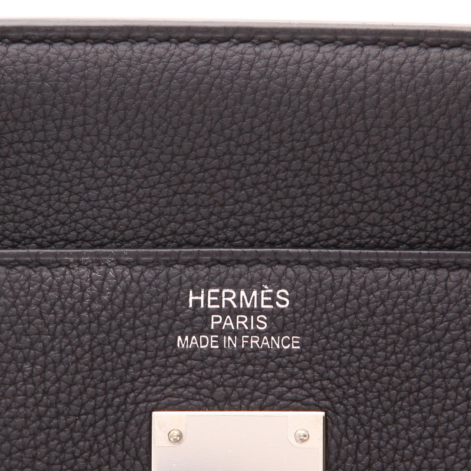 Borsa Hermès  Birkin 40 cm in pelle togo nera - Detail D2