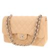 Chanel  Timeless Jumbo shoulder bag  in beige quilted leather - 00pp thumbnail