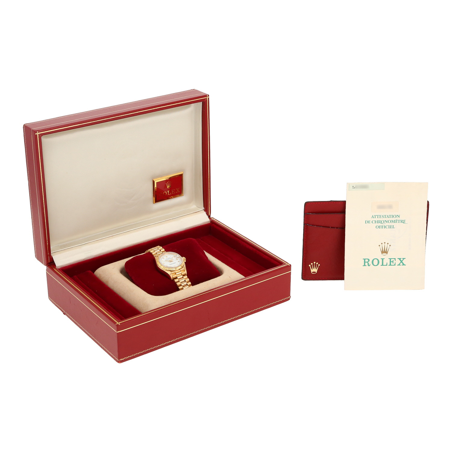 Reloj Rolex Datejust Lady de oro amarillo Ref: Rolex - 69178  Circa 1988 - Detail D2