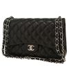 Chanel  Timeless Jumbo shoulder bag  in black quilted leather - 00pp thumbnail