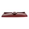 Pochette Hermès  Jige in pelle box bordeaux - Detail D1 thumbnail