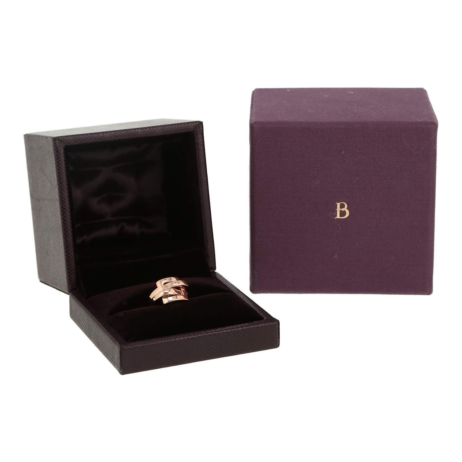 Anello Boucheron Déchainé in oro rosa - Detail D2