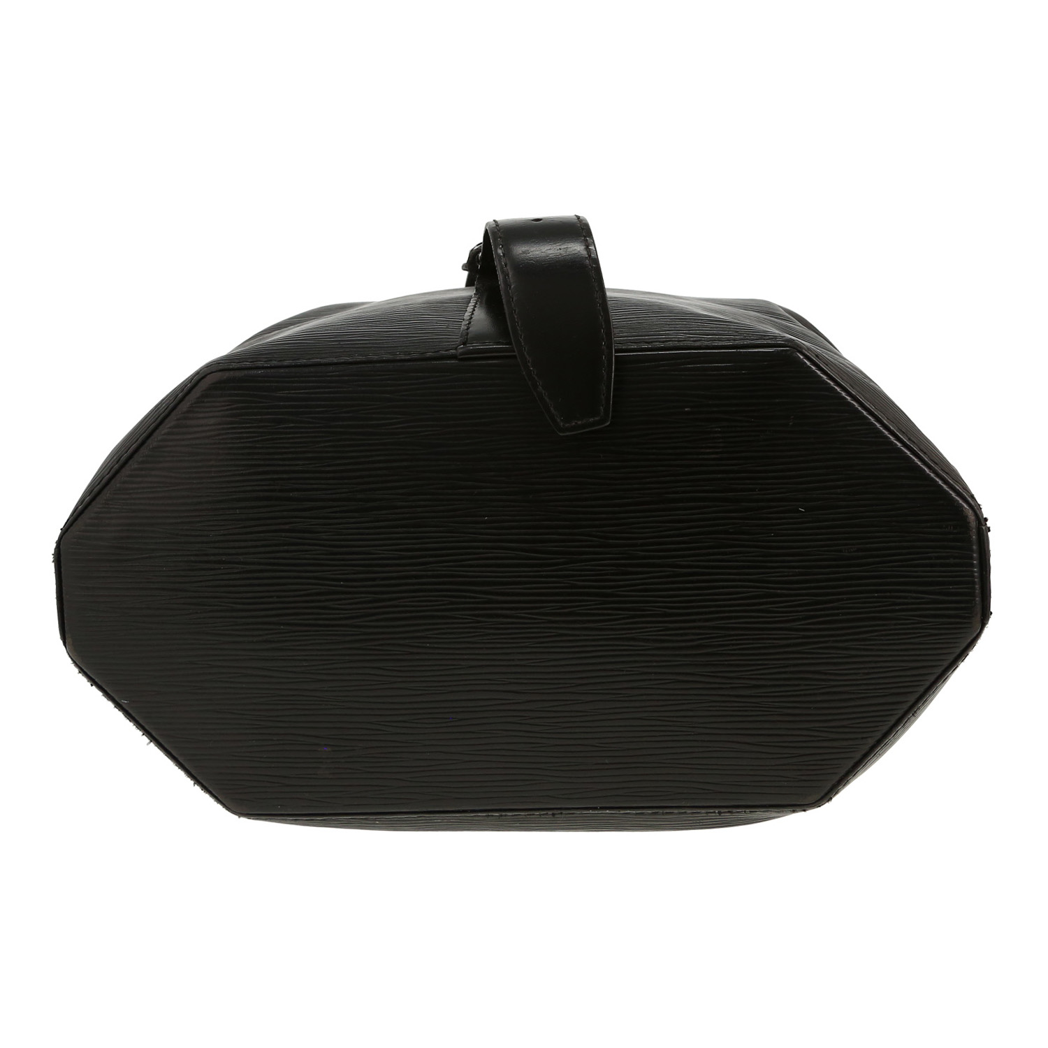 Bolso bandolera Louis Vuitton en cuero Epi negro - Detail D1