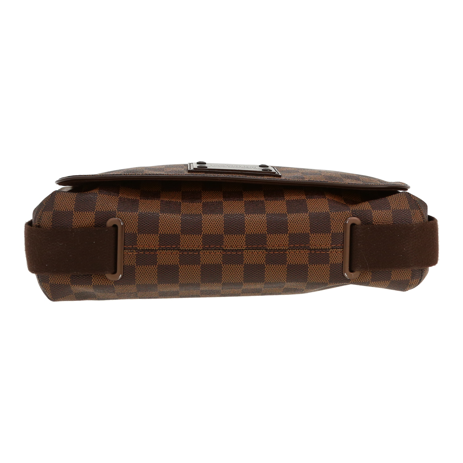 Borsa a tracolla Louis Vuitton  Brooklyn in tela a scacchi ebana - Detail D1