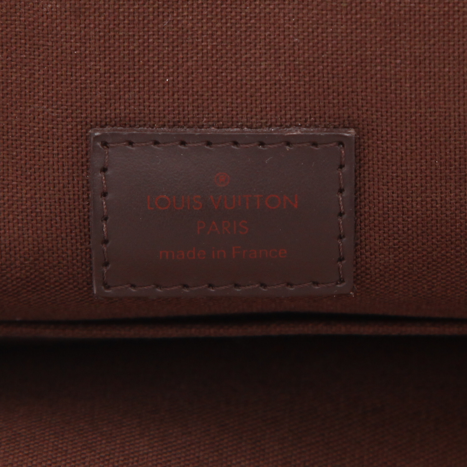 Bolso bandolera Louis Vuitton  Brooklyn en lona a cuadros ébano - Detail D3