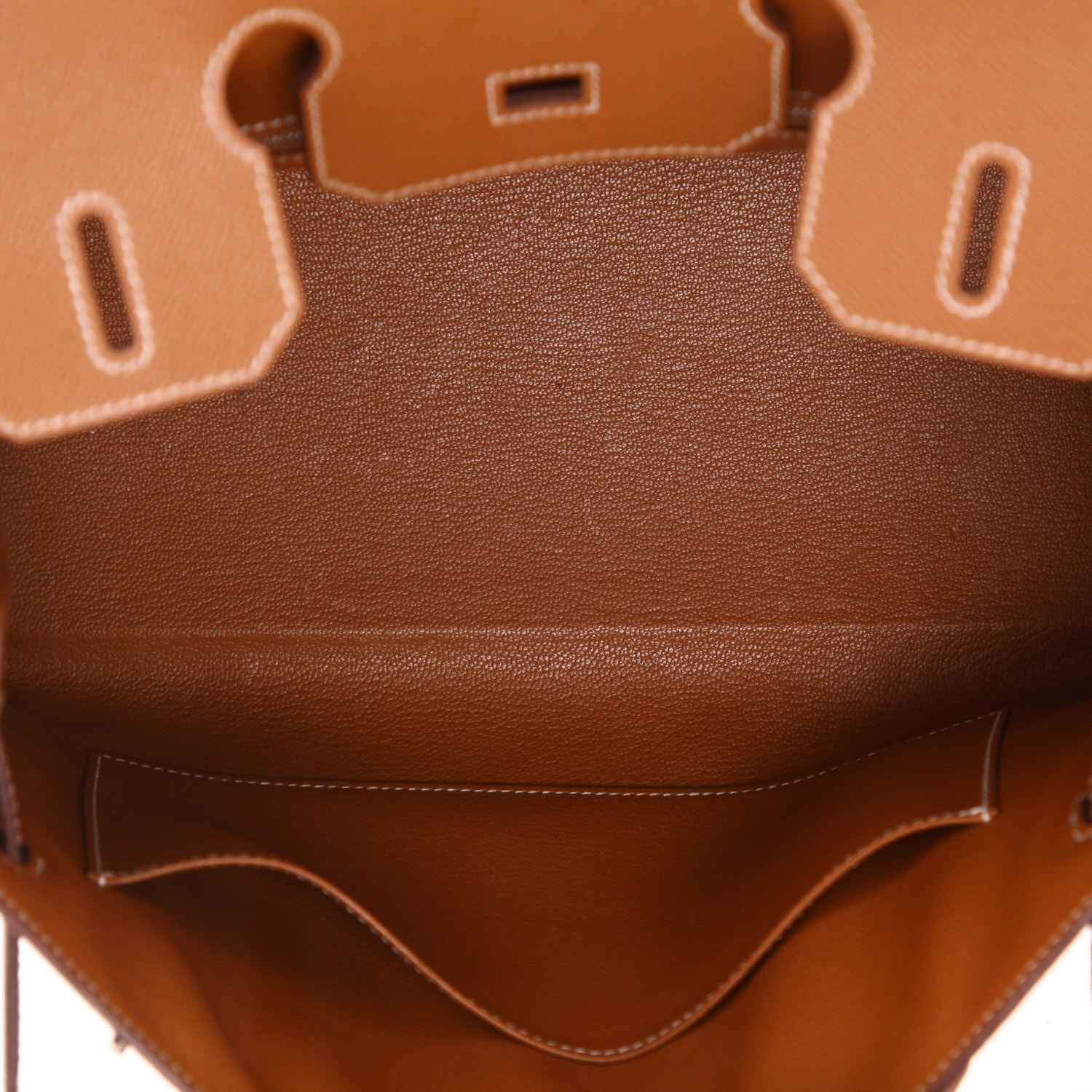 Hermès  Birkin 30 cm handbag  in gold epsom leather - Detail D3