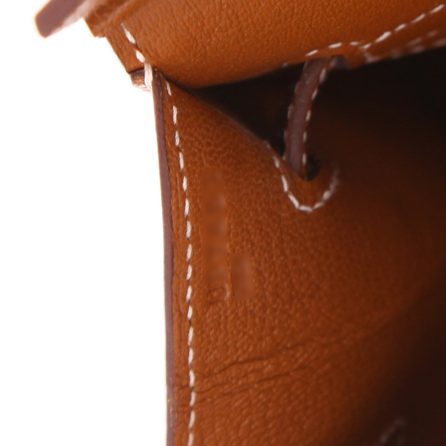 Hermès  Birkin 30 cm handbag  in gold epsom leather - Detail D4