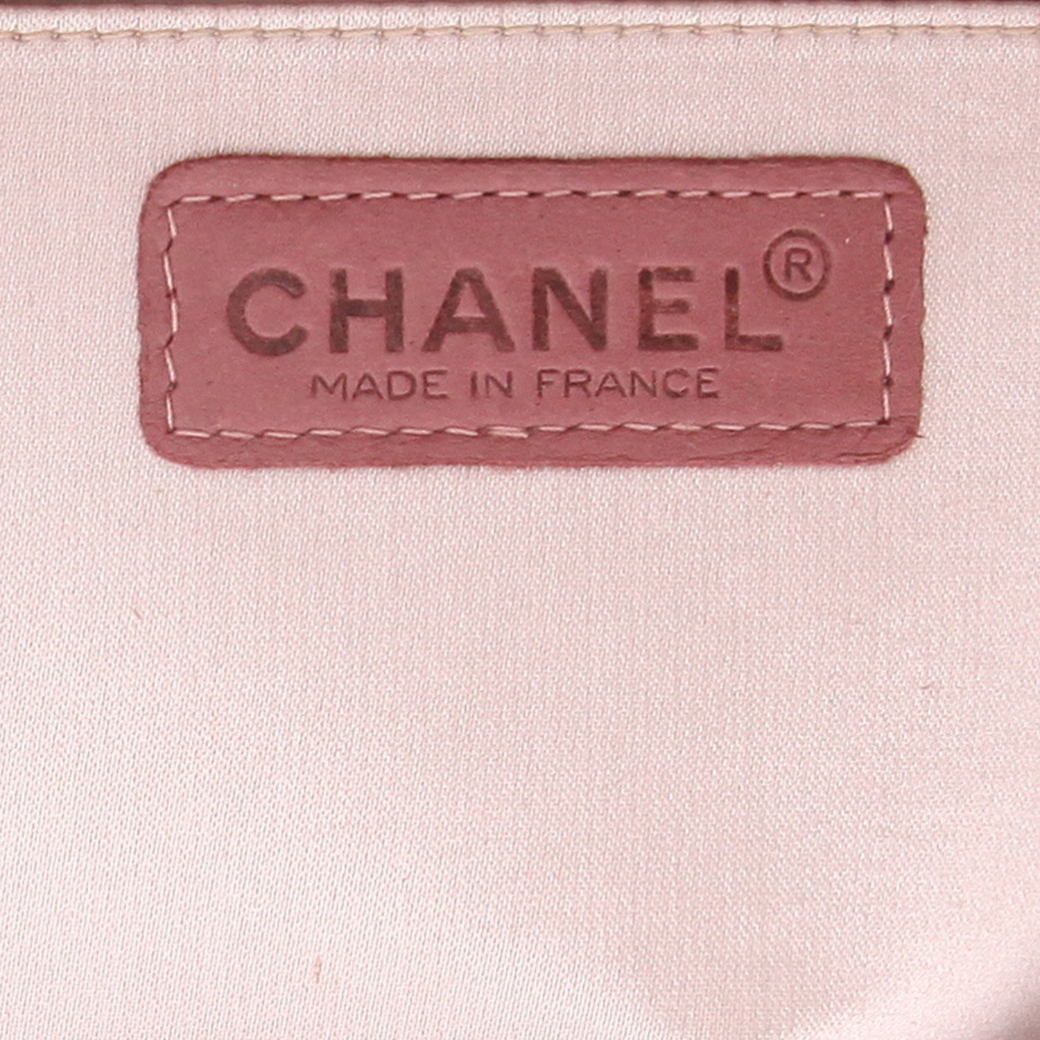 Sac à main Chanel  Timeless en toile rose - Detail D2