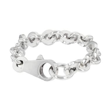 Brazalete Hermès Voltige de plata