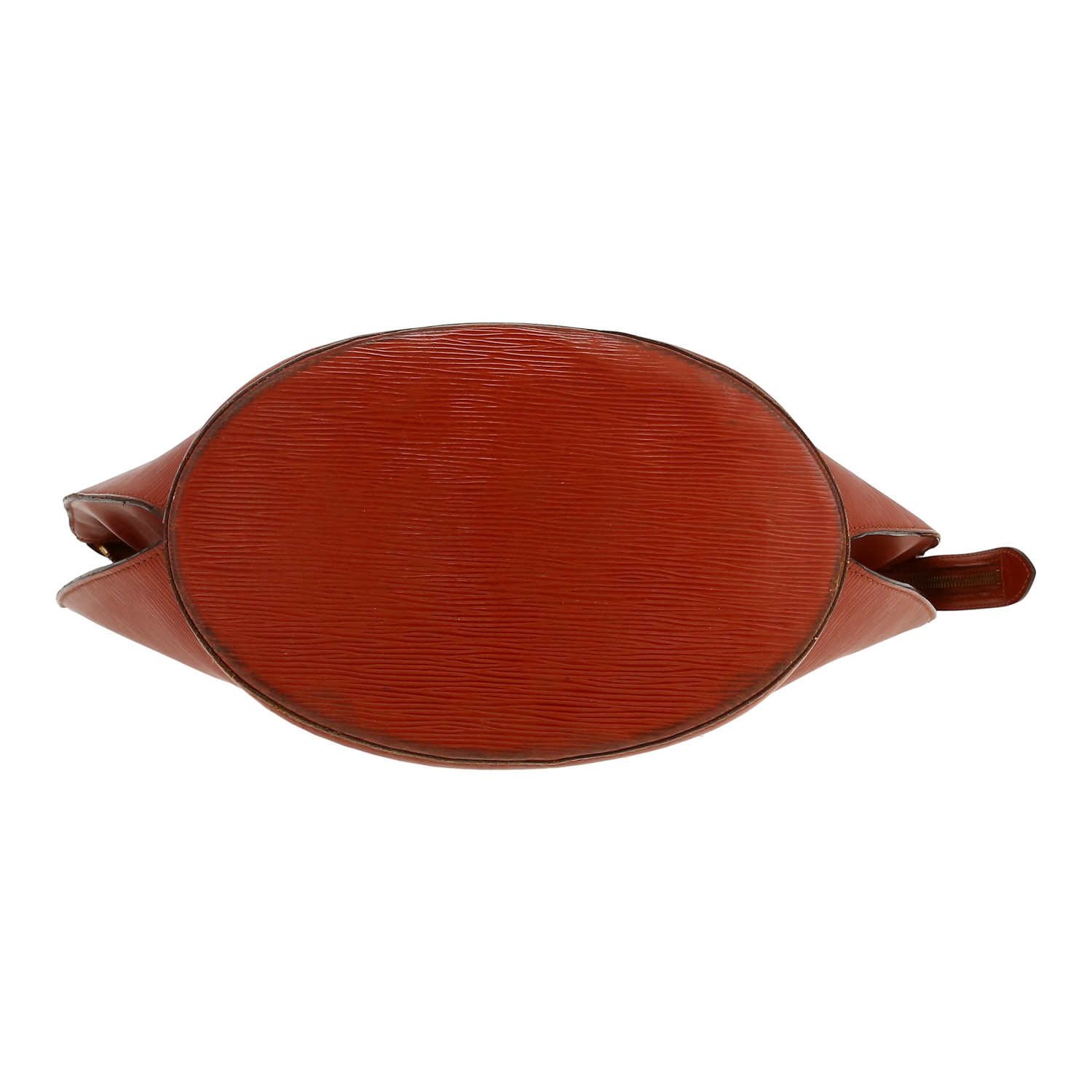 Sac à main Louis Vuitton  Saint Jacques en cuir épi marron - Detail D1