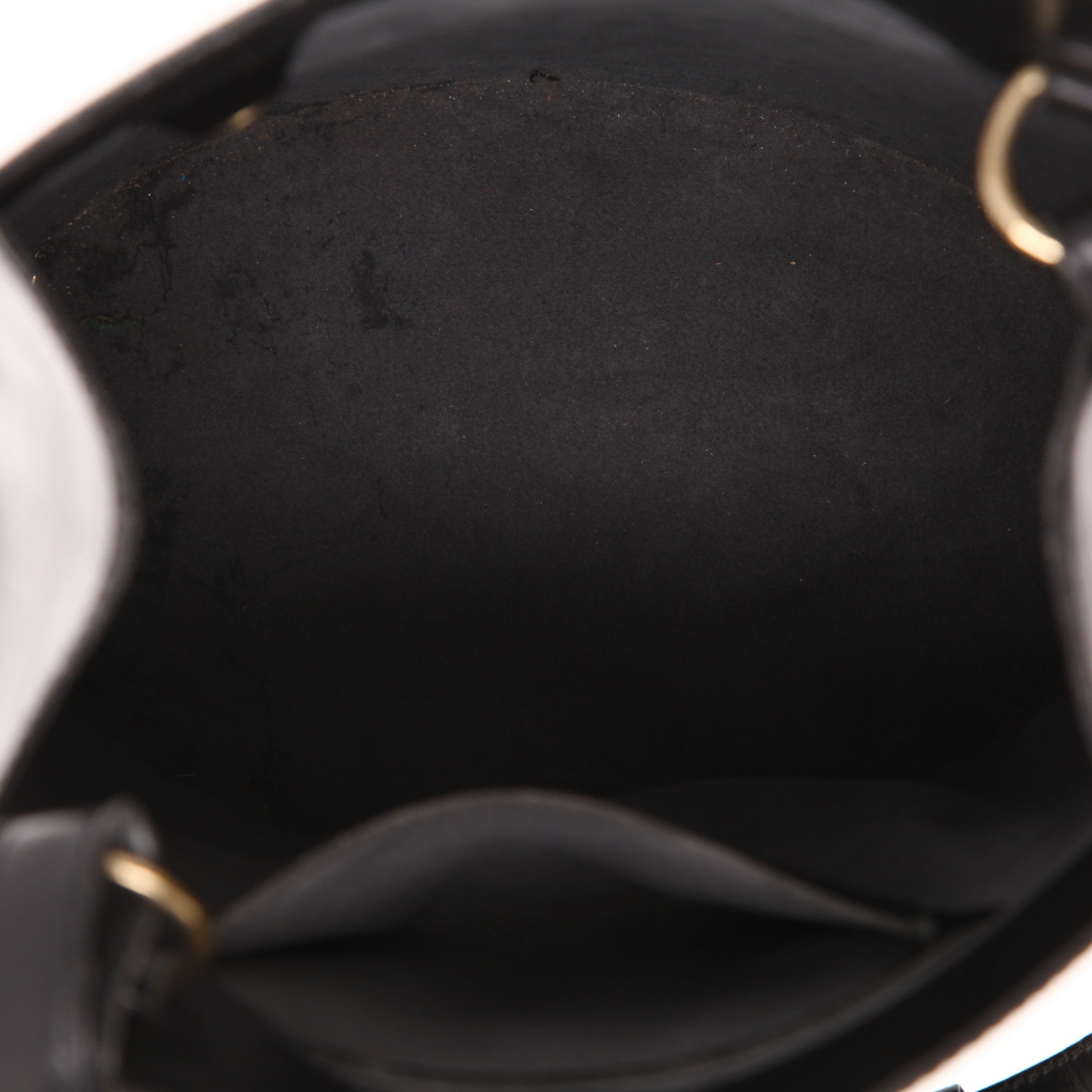 Louis Vuitton Cluny handbag in black epi leather - Detail D3