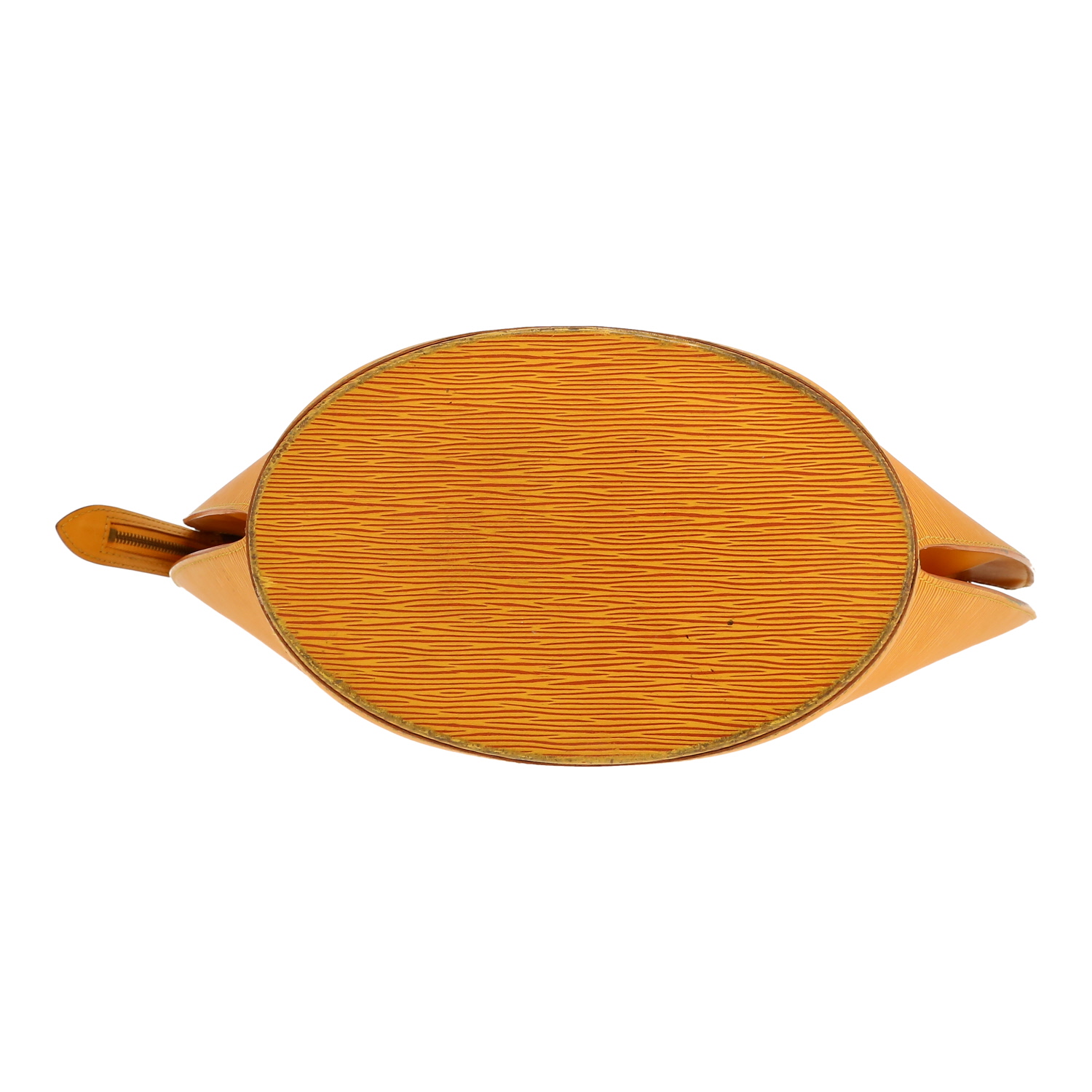 Bolso de mano Louis Vuitton  Saint Jacques en cuero Epi amarillo - Detail D1