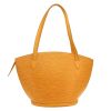 Bolso de mano Louis Vuitton  Saint Jacques en cuero Epi amarillo - Detail D4 thumbnail