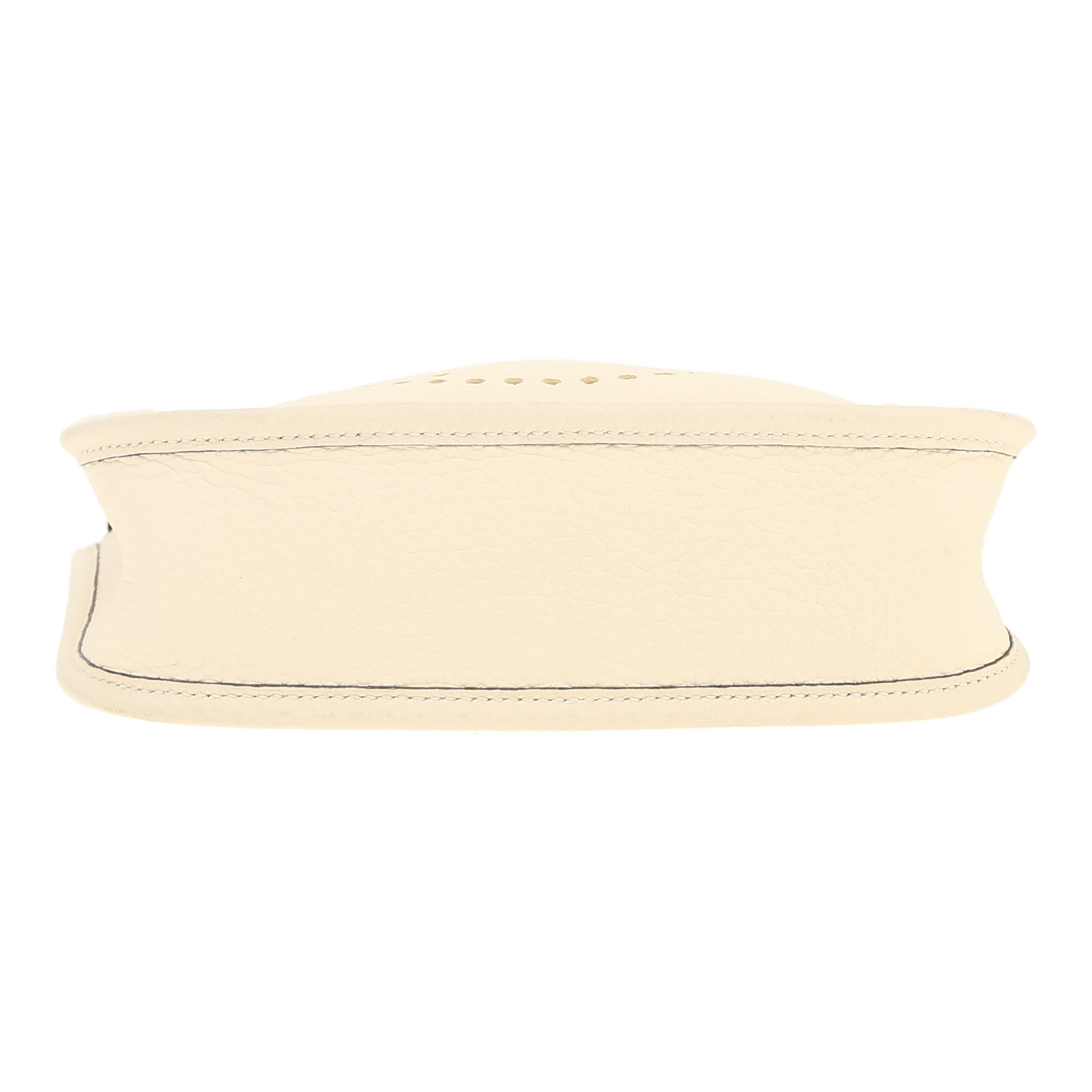 Bolso bandolera Hermès  Mini Evelyne en cuero taurillon clémence Nata - Detail D1