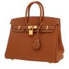 Bolso de mano Hermès  Birkin 25 cm en cuero togo color oro - 00pp thumbnail