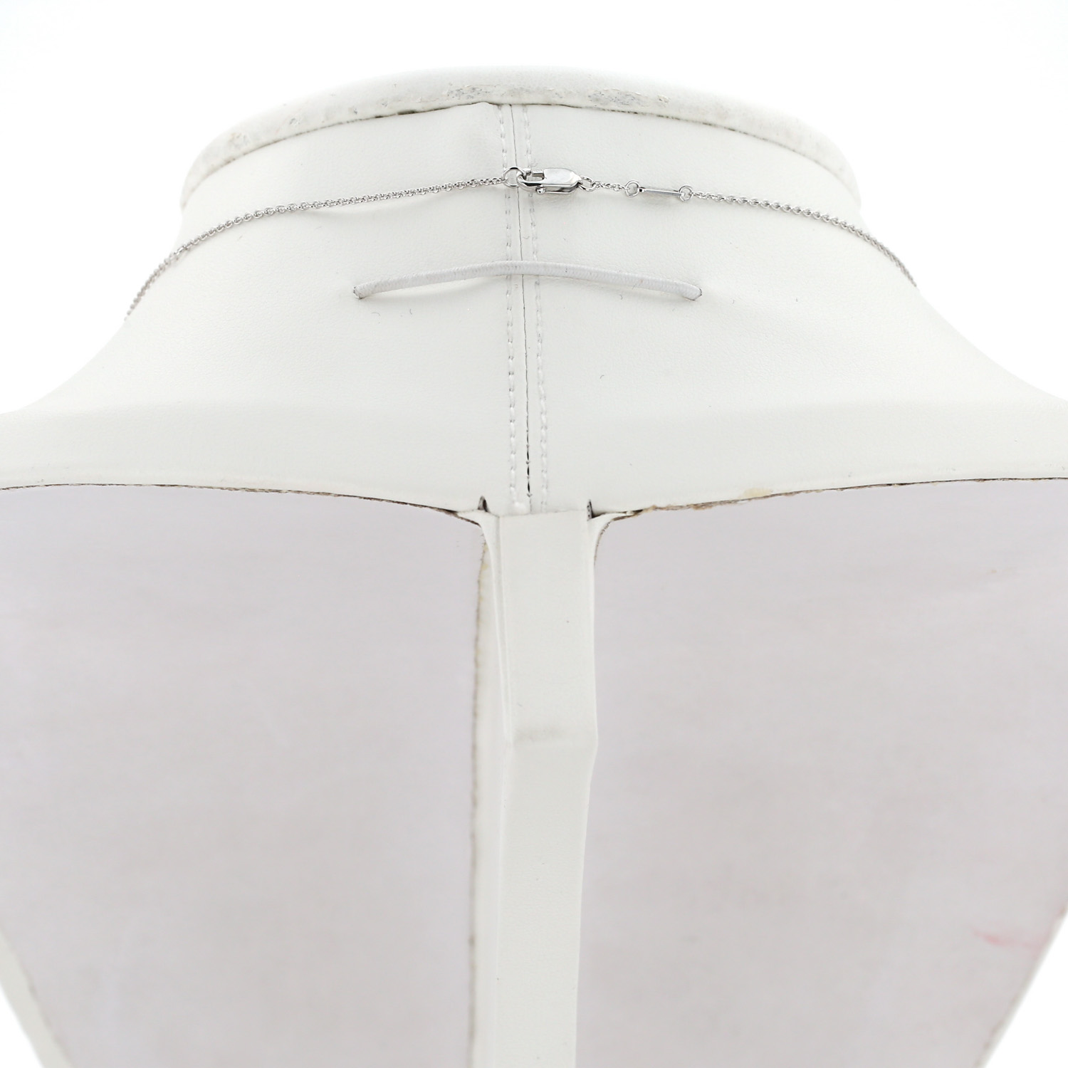 Collar Dinh Van Cible de oro blanco y diamantes - Detail D4