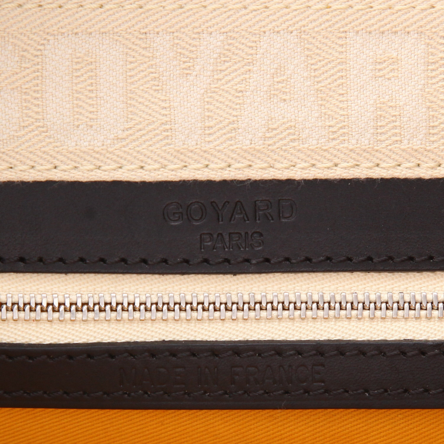 Goyard Béluga handbag Goyard canvas and black leather - Detail D2