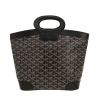 Goyard  Béluga handbag  Goyard canvas  and black leather - Detail D4 thumbnail