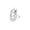 Vintage  ring in white gold and diamonds - 00pp thumbnail