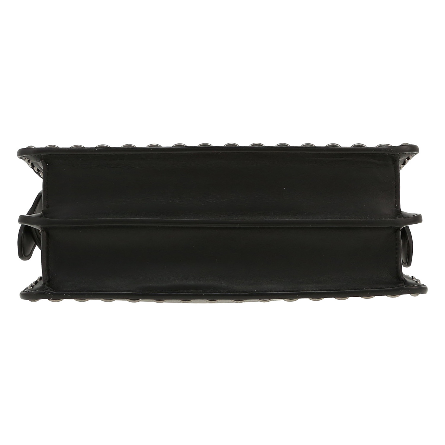Fendi Peekaboo handbag in black leather - Detail D1