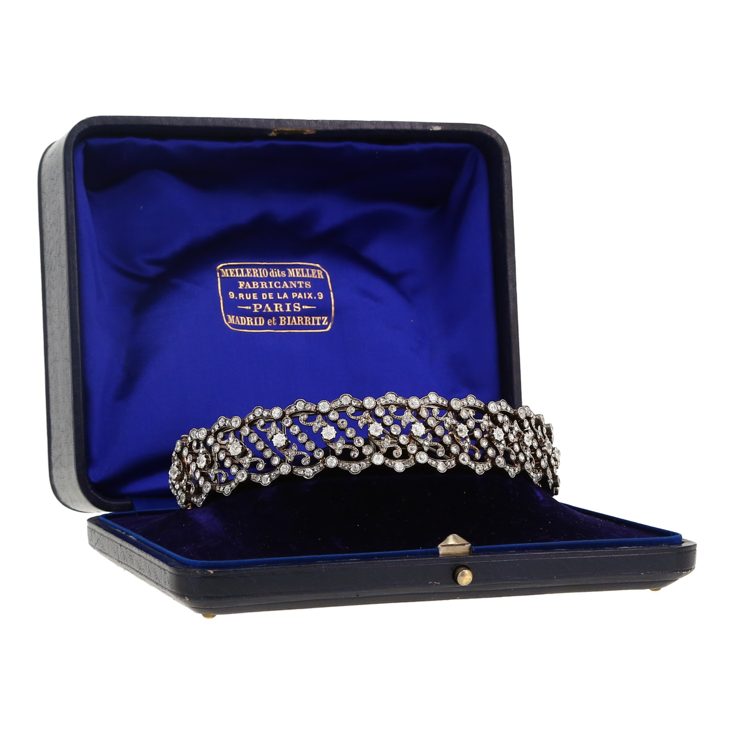 Diadema trasformabile Mellerio in oro giallo, argento e diamanti - Detail D5