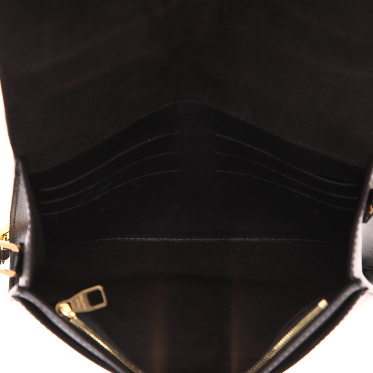 Borsa Louis Vuitton Louise in pelle nera - Detail D3