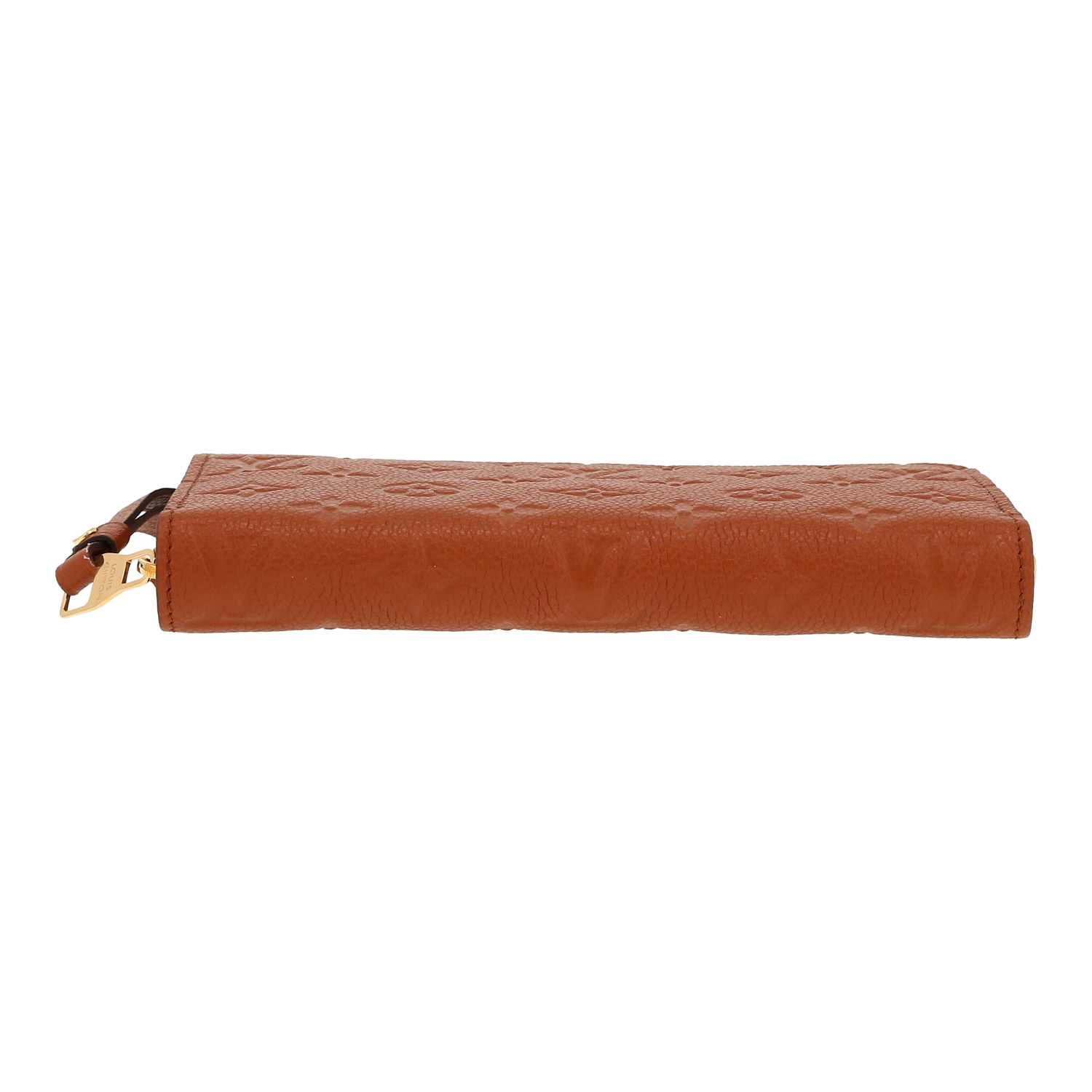 Louis Vuitton Zippy wallet in brown empreinte monogram leather - Detail D1