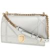Borsa a tracolla Dior  Diorama in pelle argentata - 00pp thumbnail