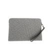 Dior   pouch  in grey and silver monogram canvas Oblique - Detail D2 thumbnail