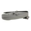 Dior  Saddle shoulder bag  in grey leather - Detail D1 thumbnail