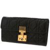 Dior  Dioraddict wallet  in black leather cannage - 00pp thumbnail