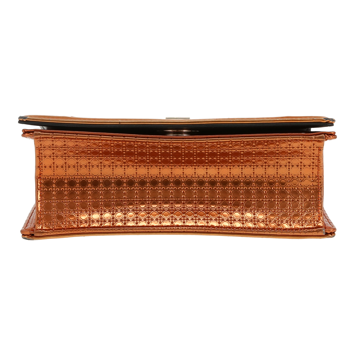 Dior  Diorama shoulder bag  in metallized copper leather cannage - Detail D1