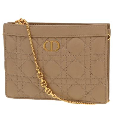 Bolso bandolera Dior  Every Dior en cuero cannage beige
