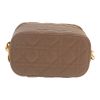 Borsa a tracolla Dior  Travel Vanity in pelle cannage color talpa - Detail D1 thumbnail