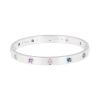 Bracelet Cartier Love Passion en or blanc et pierres de couleurs - 00pp thumbnail