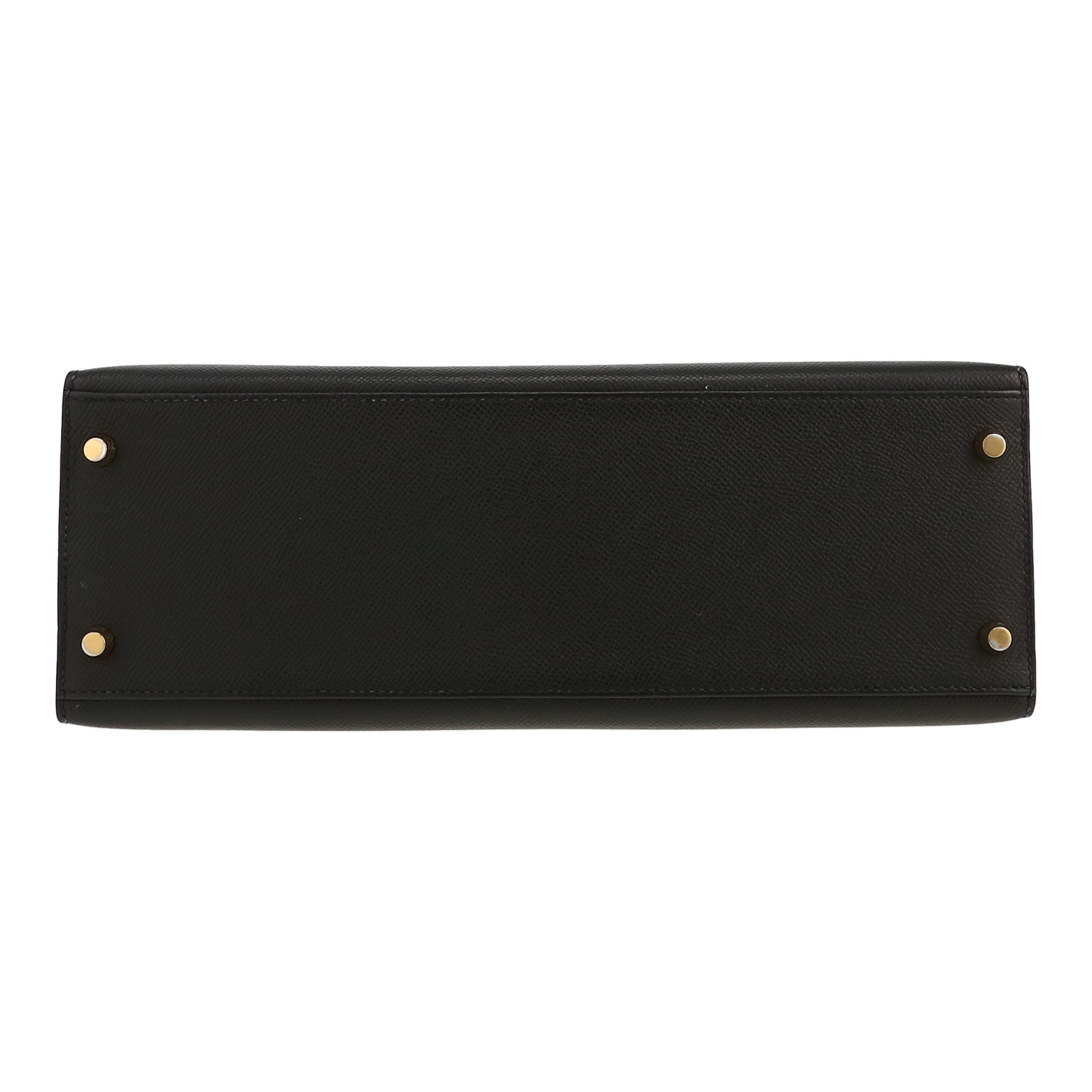 Hermès  Kelly 32 cm handbag  in black epsom leather - Detail D1