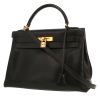 Hermès  Kelly 32 cm handbag  in black box leather - 00pp thumbnail