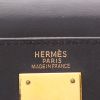 Hermès  Kelly 32 cm handbag  in black box leather - Detail D2 thumbnail