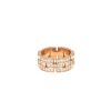 Cartier Maillon Panthère ring in pink gold and diamonds - 360 thumbnail