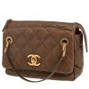 Chanel   handbag  in brown quilted leather - 00pp thumbnail