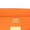 Borsa Hermès  Birkin 40 cm in pelle Epsom arancione - Detail D2 thumbnail