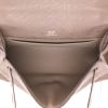 Hermès  Kelly - Clutch pouch  in grey ostrich leather - Detail D3 thumbnail