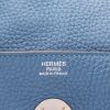 Hermès  Lindy 30 cm handbag  in blue togo leather - Detail D2 thumbnail