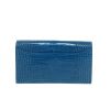 Hermès  Constance Wallet wallet  in blue alligator - Detail D4 thumbnail